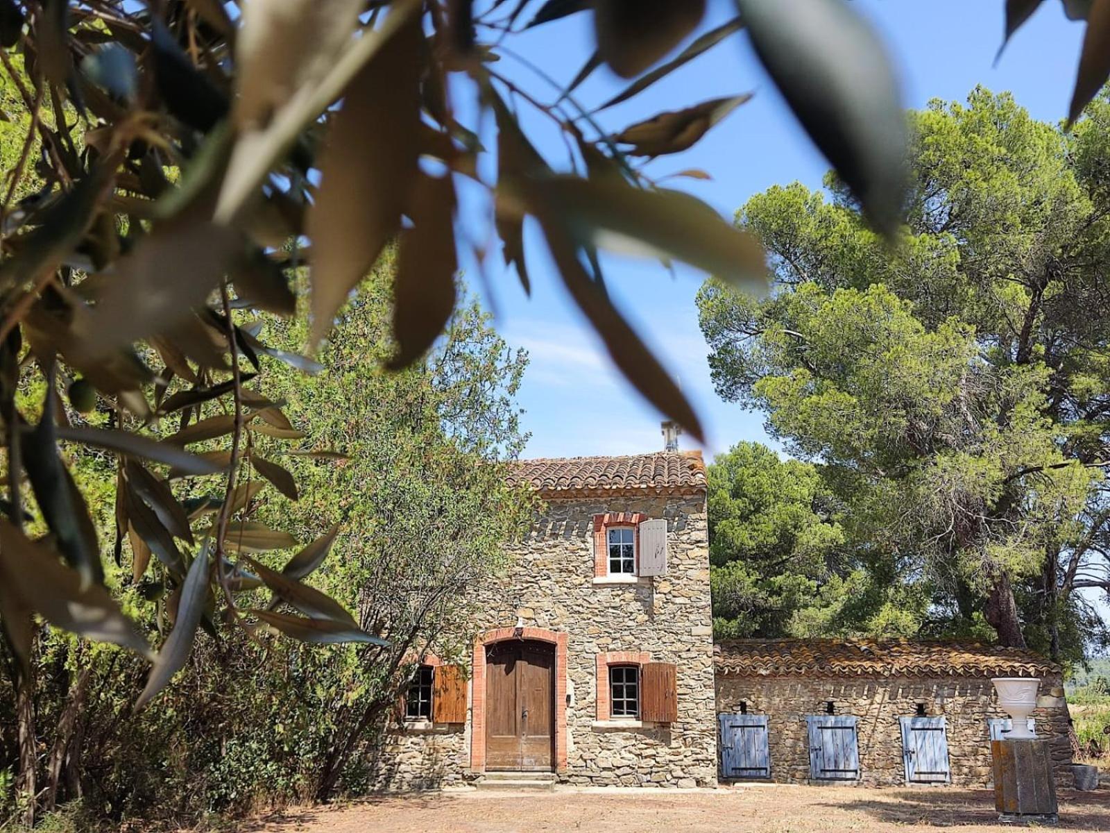 Mazet Du Chateau Joyeux De Violet Pépieux Exteriér fotografie